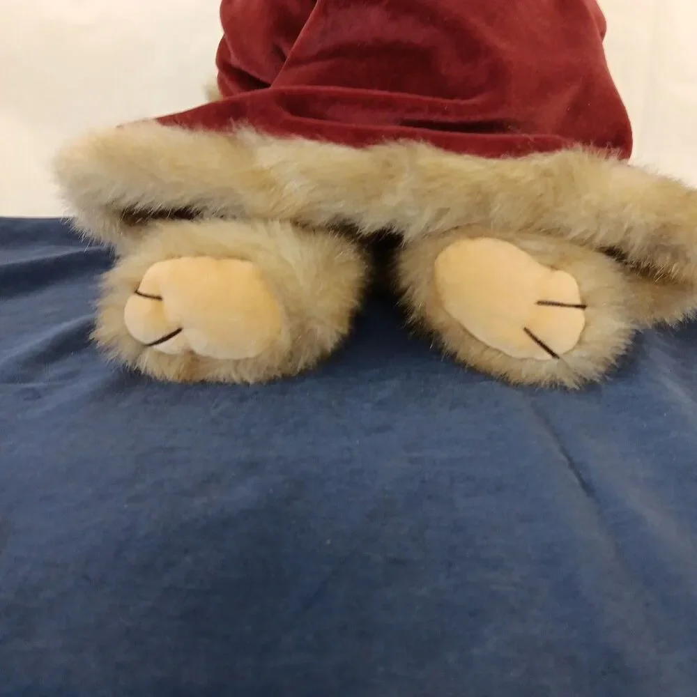 The Bearington Collection Virginia 1072 Plush Teddy Bear Christmas Holiday